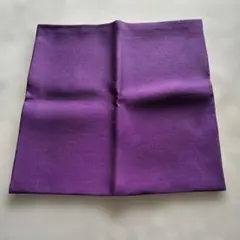 茶道具 帛紗 紫色 無地 絹