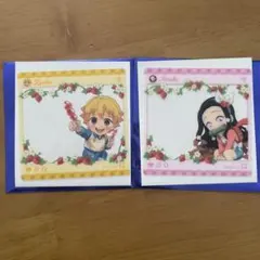 鬼滅の刃 SNS風クリアカード 我妻善逸＆竈門禰豆子 ストロベリーフェスティバル