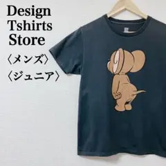 トムとジェリー Tシャツ S ネイビー 古着キャラクター アニメ ヴィンテージ