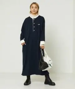 フリークスストアthe FOXクレデリックワンピース ネイビーのサムネイル