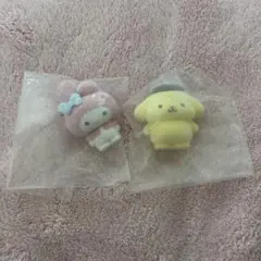 ♡♡ サンリオ フロッキードール ポムポムプリン マイメロディ ガチャガチャ