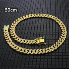 マイアミキューバ チェーンネックレス 喜平 ゴールド 60cm