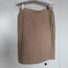 Chloe クロエ　チェック　タイトスカート　サイズ44　オフィス　仕事着のサムネイル