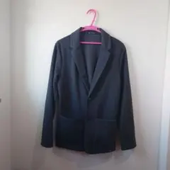 ダークグレー 2つボタンジャケットパンツセット Mサイズ