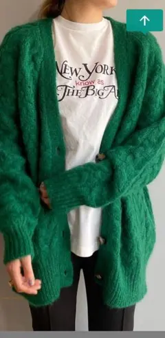 シンゾーン ケーブルニットカーディガン