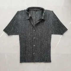 PLEATS PLEASE 千鳥格子柄 長袖カットソー3 - メルカリ