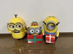 ミニオン　ポップコーンバケツ　3体　インテリア&小物入れにも！