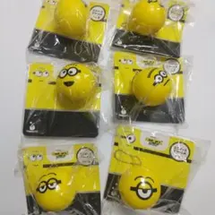 ミニオンズフィーバー　happyくじ　スクイーズチャーム賞　6個セット