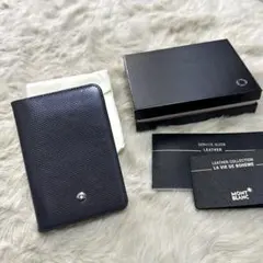 新品未使用】MONTBLANC 名刺入れ カードケース ブラック - メルカリ