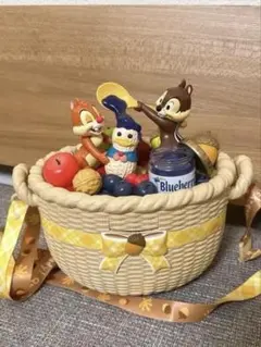 美品　ディズニー　ポップコーンバケット　チップとデール