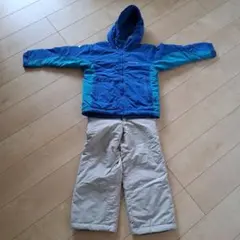 mont-bell 子ども用ウェアセット 青/緑