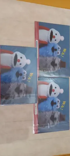 パペットスンスン 東京駅一番街 ノベルティ クリアファイル3枚 A5サイズ