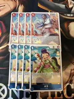 ワンピースカード　赤青エース　デッキパーツ