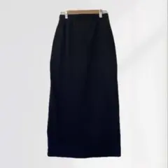 UNIQLO ウルトラストレッチアクティブナローマキシスカート　ブラック　L
