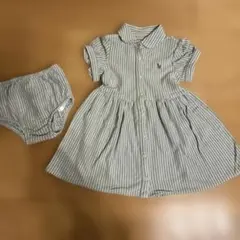 Ralph Lauren ストライプ ワンピース 12M