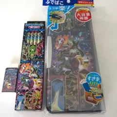 ポケモン筆箱 ホログラム(スリムケース)＆鉛筆2B 消しゴム3点☆新品
