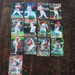 プロ野球チップス　広島カープ　カルビー トレーディングカードセット