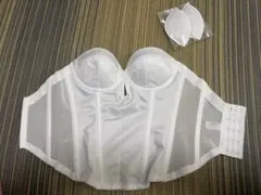 ブライダルインナー ビスチェ ホワイト C65