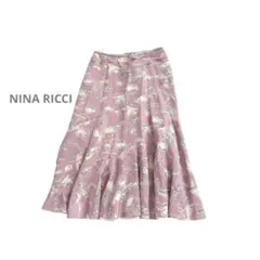 ヴィンテージ ニナリッチ シルク100%スカート NINA RICCI 美品のサムネイル
