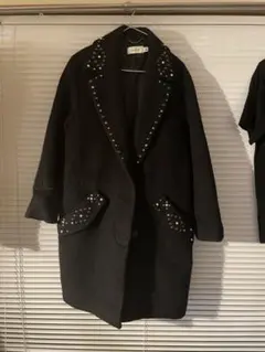 COACH ハーフコート ウール スタッズ 2025年最新】コーチスタッズコートの人気アイテム - メルカリ