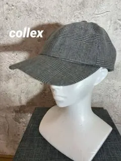 collex グレンチェック 帽子 レディース　キャップ　ゴルフキャップ