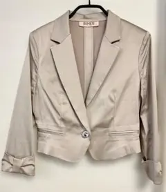 AIMER ベージュ ショート丈ジャケット 38