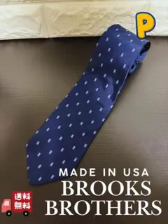 Brooks Brothers ネクタイ 小紋柄 シルク100% USA製