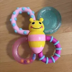 SASSY カミカミみつばち ピンク 歯がため ラトル ひんやり
