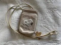 スヌーピー スマホショルダー　サコッシュ