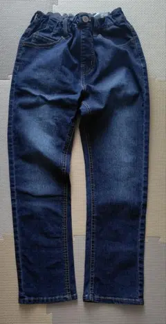 ブリーズ　デニムパンツ　140　ネイビー