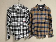 ベルメゾン ディズニー チェック柄 シャツ 長袖 レディース ミッキーマウスのサムネイル