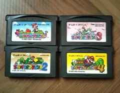 【GBA】スーパーマリオアドバンス 4本セット 動作確認済み