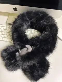 ハンドメイドボアマフラー猫