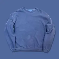 00s Y2K バナナリパブリック ガーメントダイスウェット 後染め ブルーのサムネイル