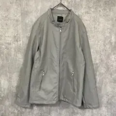 roshell ロッシェル　シングルライダースジャケット　袖口ジッパー　合成皮革