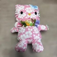 レア★ サンリオ　キティ ぬいぐるみ ハイビスカス　キティ　2002 エイコー