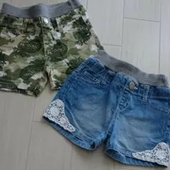 【値下げ】ライトオン キッズ MPS ショートパンツ 2枚セット 110