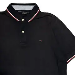 TOMMY HILFIGER 半袖ポロシャツ ネイビー　ワンポイントのサムネイル