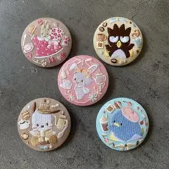 サンリオ　ビスケット刺繍缶バッジ　まとめ売り
