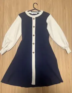 ニットミニワンピース