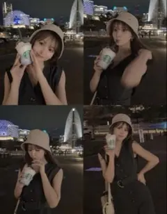 CA4LA バケットハット ピンク 三上悠亜着用