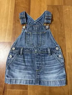 baby GAP デニムオーバーオールワンピース 12-18ヶ月