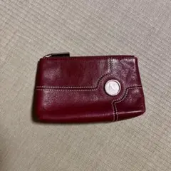 CELINE セリーヌ ユーロデッセイ レザー ポーチ ボルドーのサムネイル