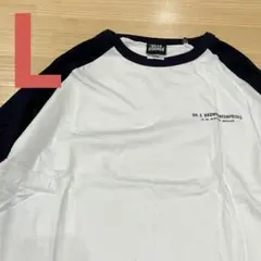 【新品未使用】HEADGOONIE 七分袖T ネイビー L