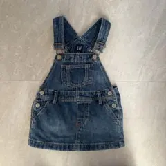 baby GAP デニムオーバーオールワンピース 18-24ヶ月