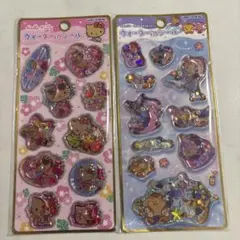 日焼けハローキティ キラキラシール 2シートセット