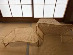 籐正座用座椅子　一台のサムネイル