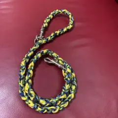 お値下げしました。パラコードカフェリード❣️ 黄色✖︎青柄　約80cm