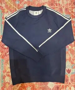 adidas アディダスオリジナルス スウェット トレーナー ネイビー L
