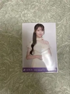 乃木坂46 生写真 期別カラーワンピース 黒見明香　チュウ中